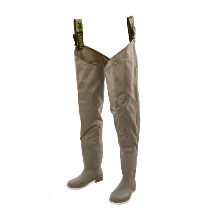Snowbee Wadermaster Nylon/PVC Thigh Waders - Cleated Sole