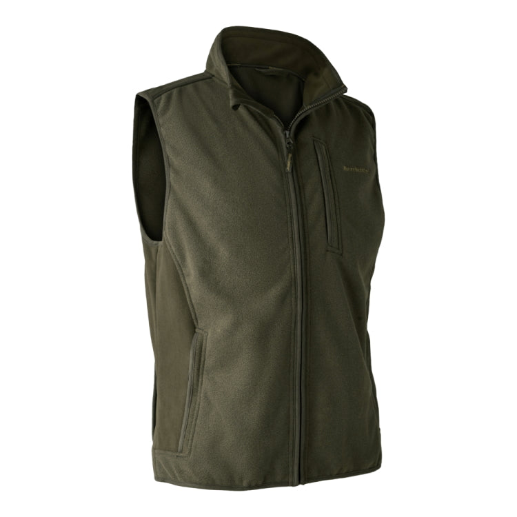 Deerhunter Gamekeeper Bonded Fleece Waistcoat - Graphite Green Melange