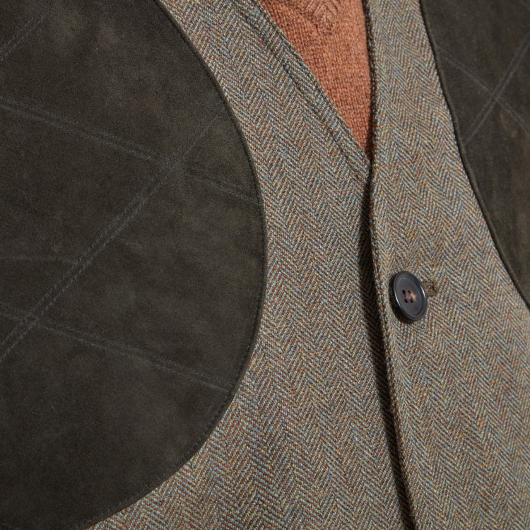 Schoffel Ptarmigan Tweed Waistcoat II - Herringbone Tweed