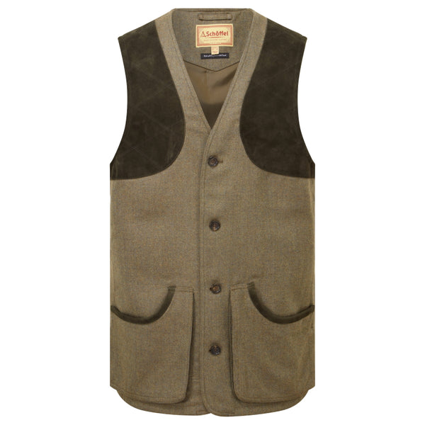 Schoffel Ptarmigan Tweed Waistcoat II - Herringbone Tweed