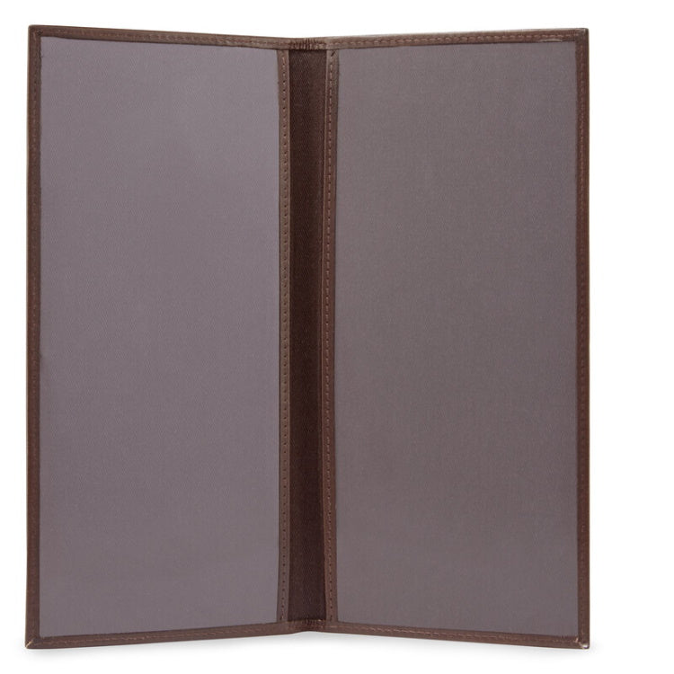 Le Chameau Leather Shotgun Licence Wallet - Dark Brown