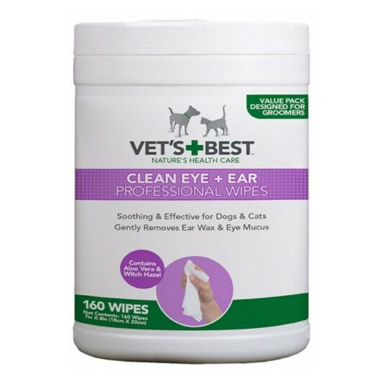 Vets Best Ear and Eye Wipes For Dogs and Cats