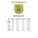 Hodgman Size Chart