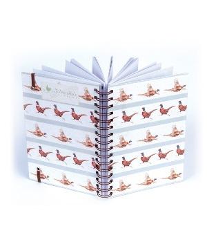 Wrendale Designs Flying Pheasant Spiral Bound Notebook