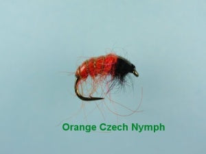 Czech Nymph Orange Flies