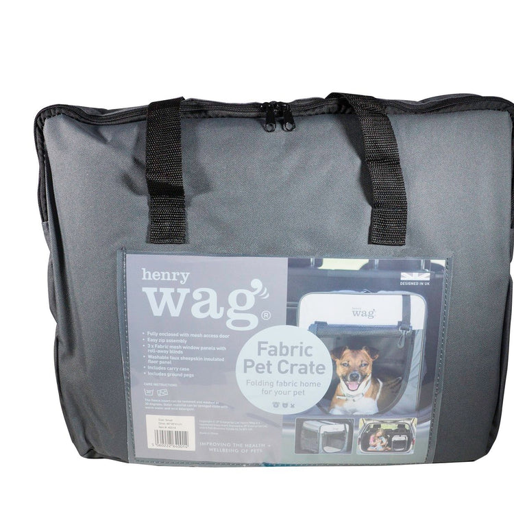 Henry Wag Folding Fabric Travel Crate