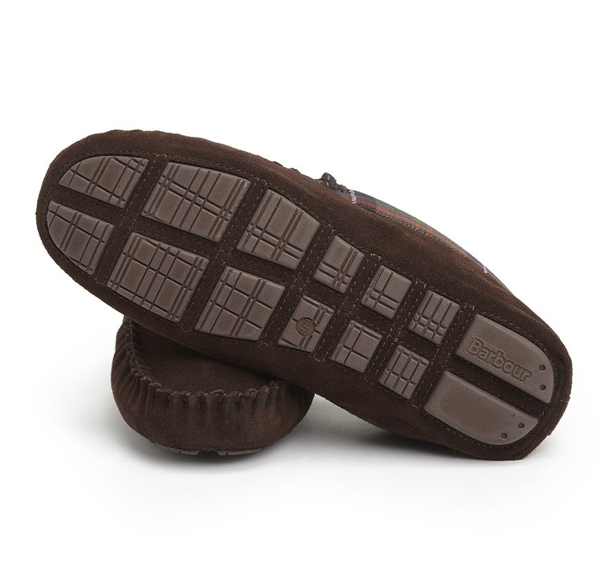 Barbour monty deals slippers brown