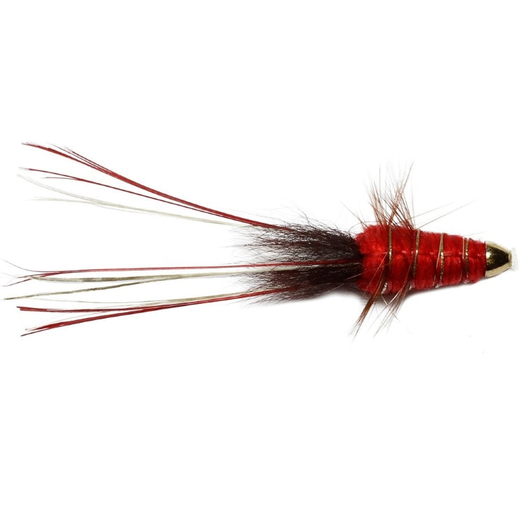 Red Francis Conehead Flies