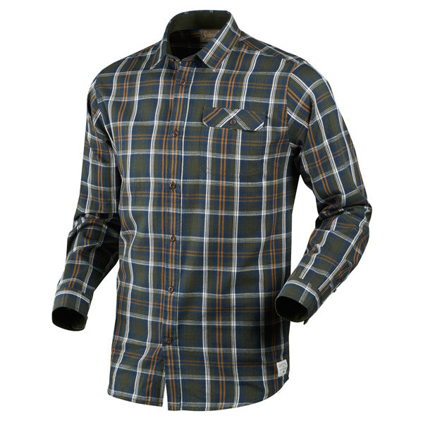 Seeland Gibson Shirt - Carbon Blue Check 