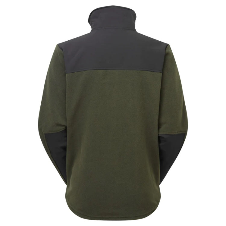 Ridgeline Hybrid Fleece - Olive/Black