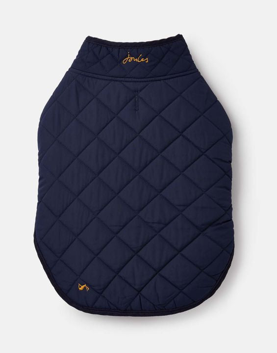 Joules Quilted Dog Coat Navy John Norris