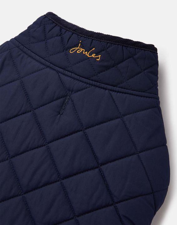Joules Quilted Dog Coat Navy John Norris